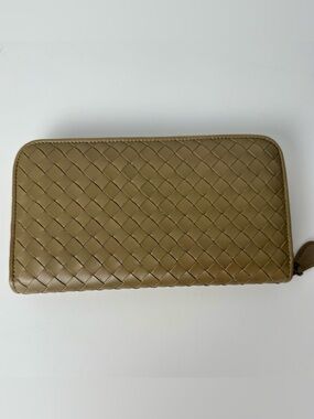 Bottega Veneta Intrecciato Zip-Around Wallet